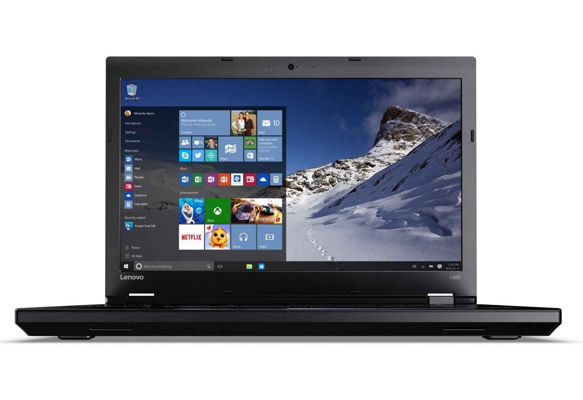 Lenovo ThinkPad L560 15,6 Zoll HD Intel Core i5 256GB SSD 8GB Windows 10 Pro DVD Brenner Webcam
