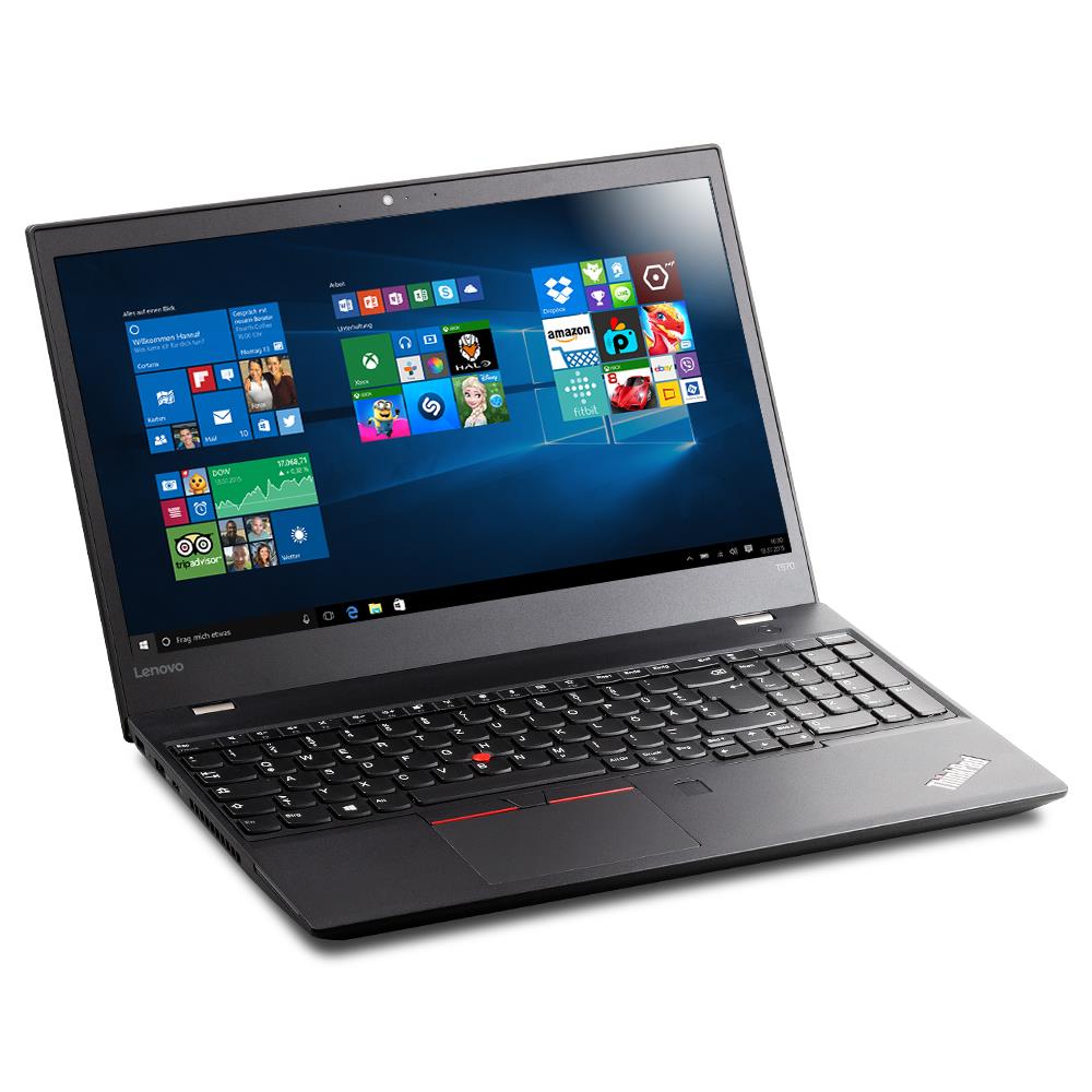 Lenovo ThinkPad T570 15,6 Zoll 1920x1080 Full HD Intel Core i5 256GB SSD 8GB Windows 10 Pro Webcam