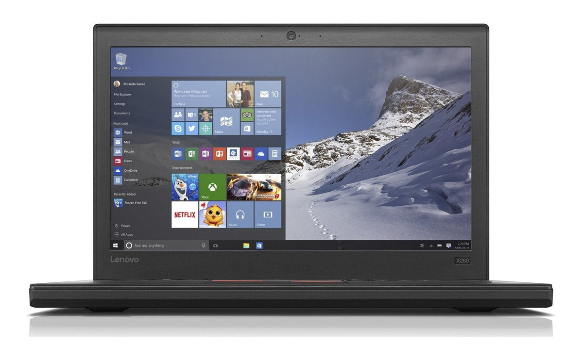 Lenovo ThinkPad X260 12,5 Zoll HD Intel Core i5 256GB SSD 8GB Windows 10 Pro Webcam UMTS LTE