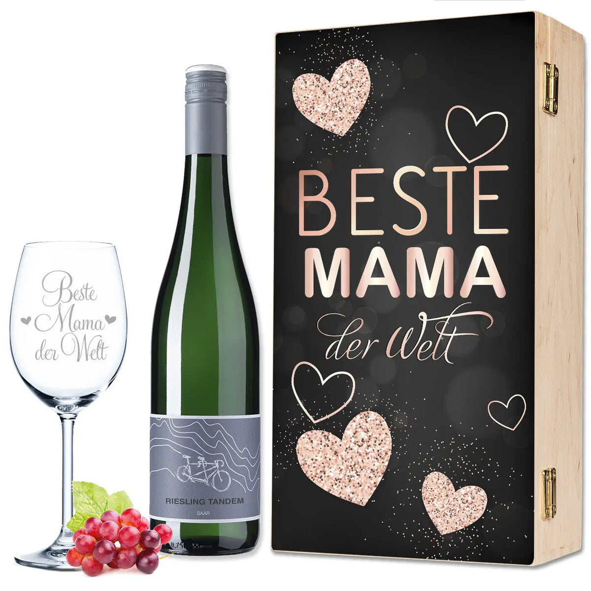 Stölzle Lausitz Weinglas mit Gravur "Beste Mama der Welt"