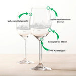Stölzle Lausitz Weingläser mit Skyline Oslo Gravur im Set