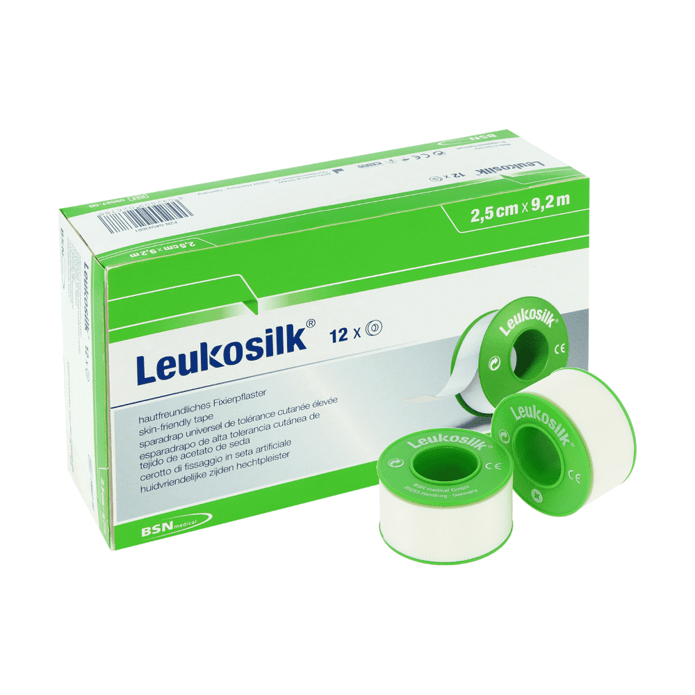 Leukosilk, Rollenpflaster, 9,2 m x 2,5 cm, weiß