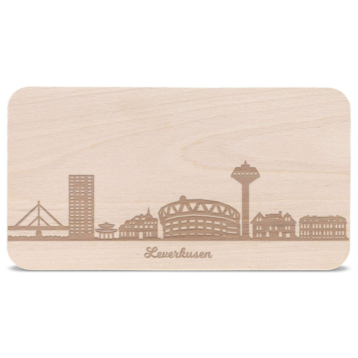 Frühstücksbrettchen Skyline Leverkusen Namma Markt