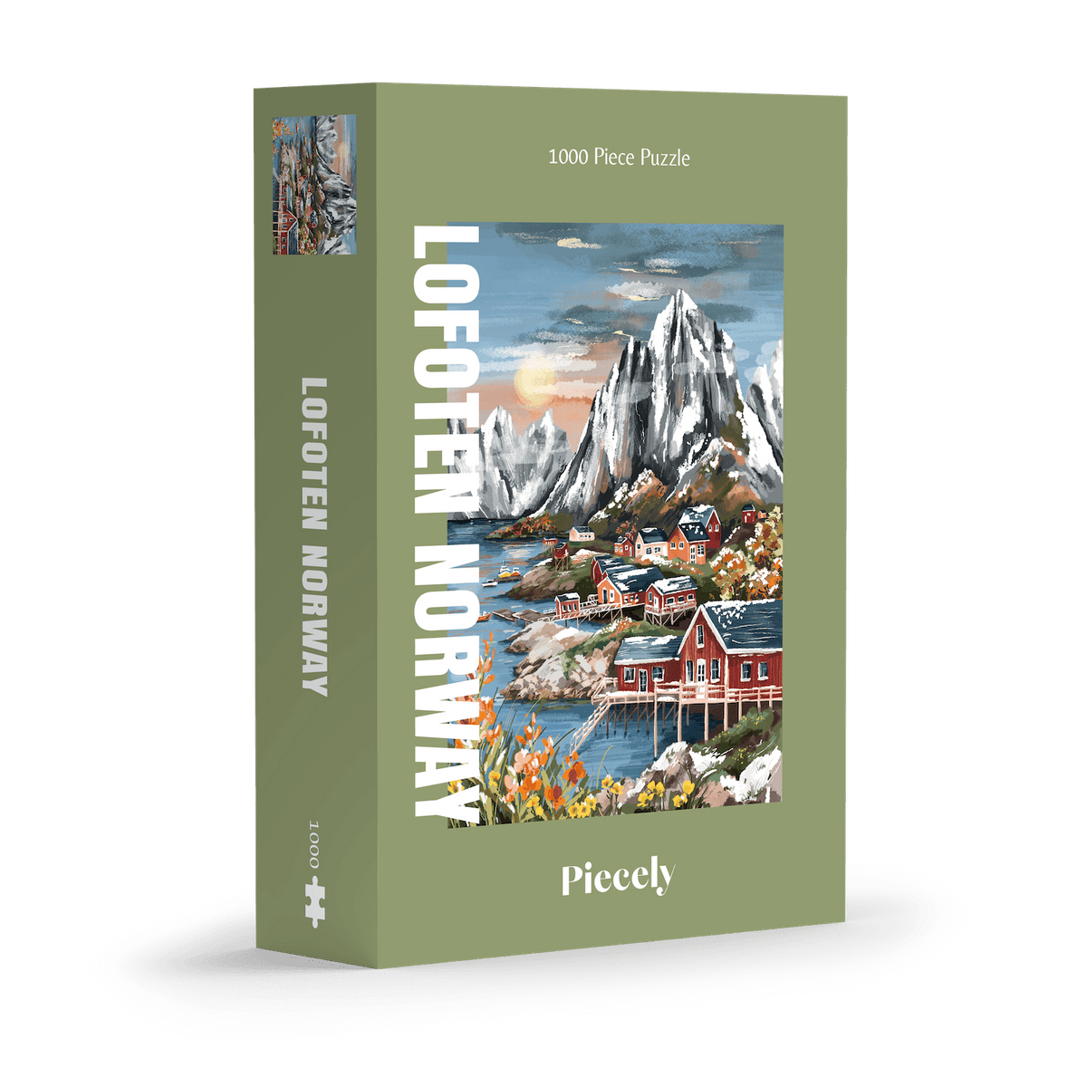 Piecely Lofoten Norway Puzzle, 1000 Teile