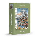 Piecely Lofoten Norway Puzzle, 1000 Teile