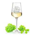 Stölzle Lausitz Weinglas mit Gravur "Love the Wine you are with"