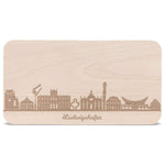 Frühstücksbrettchen Skyline Ludwigshafen