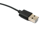 USB Ladestation Kabel 100 cm kompatibel für Motorola Moto 360 3 Anschluss zu USB Typ A Smartwach Kabel | System-S