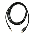 Audio Kabel 150 cm Klinke 3,5 mm Stecker zu USB 3.1 Kabel Typ C Stecker AUX in Schwarz | System-S