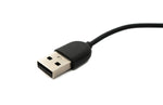 USB 2.0 Kabel 100 cm Ladestation für Amazfit Cheetah Pro Smartwatch Kabel in Schwarz | System-S