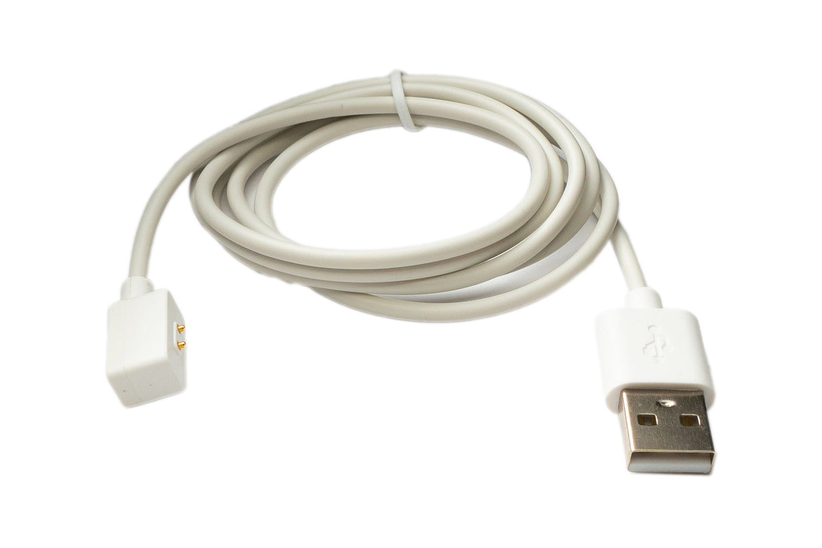 USB 2.0 Kabel 100 cm Ladekabel für Xiaomi 8 Pro Watch & Redmi Band 2 in Weiß | System-S