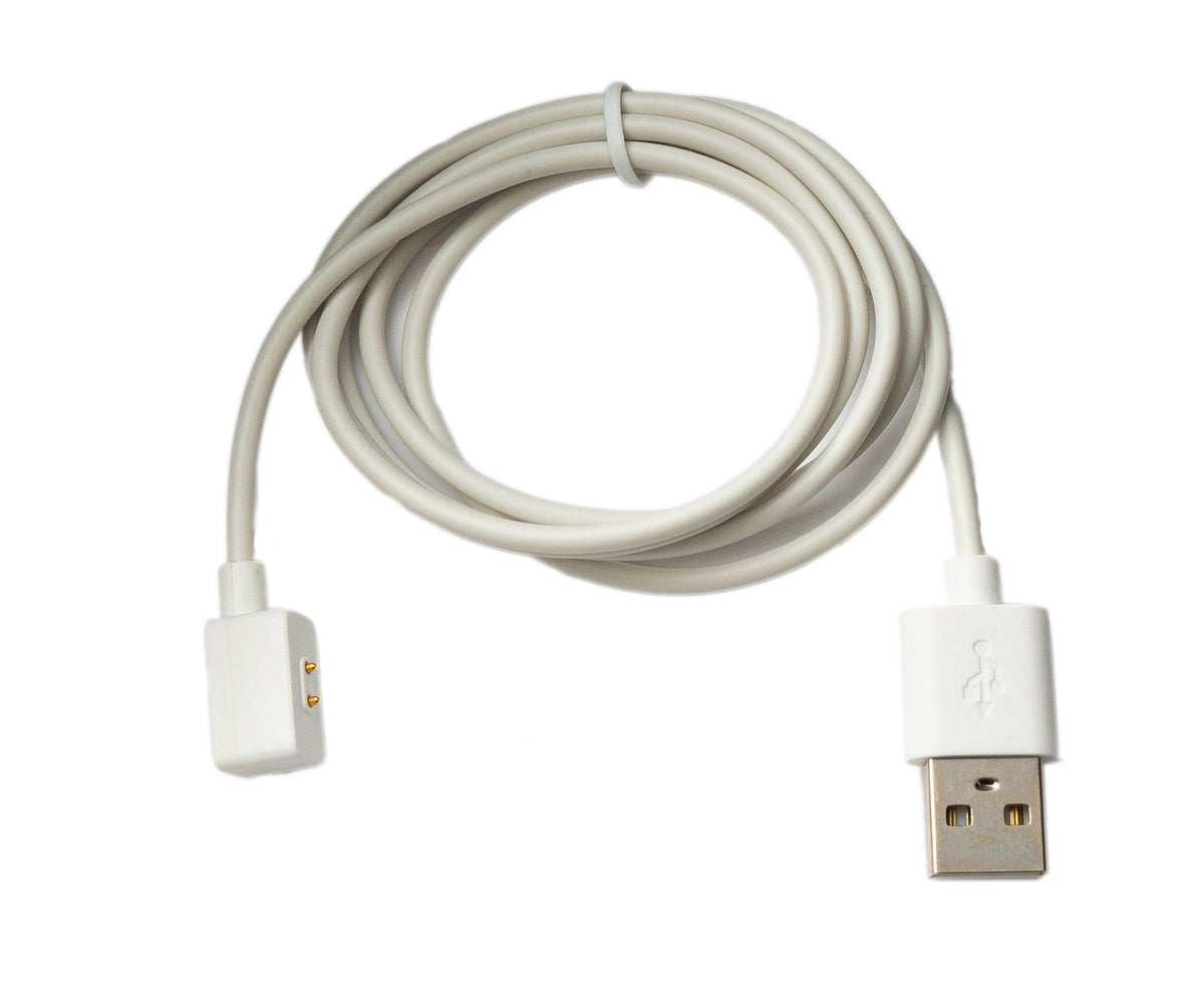 USB 2.0 Kabel 100 cm Ladekabel für Xiaomi 8 Pro Watch & Redmi Band 2 in Weiß | System-S