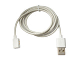 USB 2.0 Kabel 100 cm Ladekabel für Xiaomi 8 Pro Watch & Redmi Band 2 in Weiß | System-S