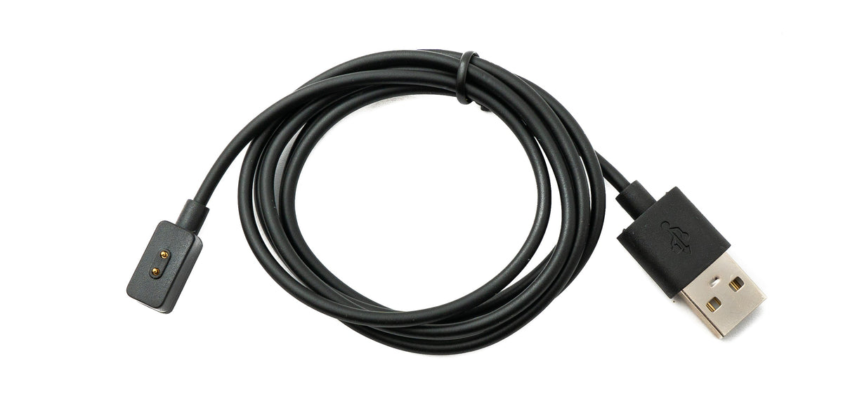 USB 2.0 Kabel 100 cm Ladekabel für Xiaomi 8 Pro Watch & Redmi Band 2 in Schwarz | System-S