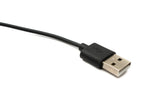USB 2.0 Kabel 100 cm Ladekabel für Xiaomi 8 Pro Watch & Redmi Band 2 in Schwarz | System-S