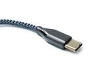 Audio Decoder Kabel 10 cm USB 3.1 Typ C Stecker zu Stecker geflochten Adapter für DAC oder AMP | System-S