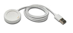 USB 2.0 Kabel 100 cm Ladestation für XiaoMi Watch S3 Smartwatch in Weiß | System-S