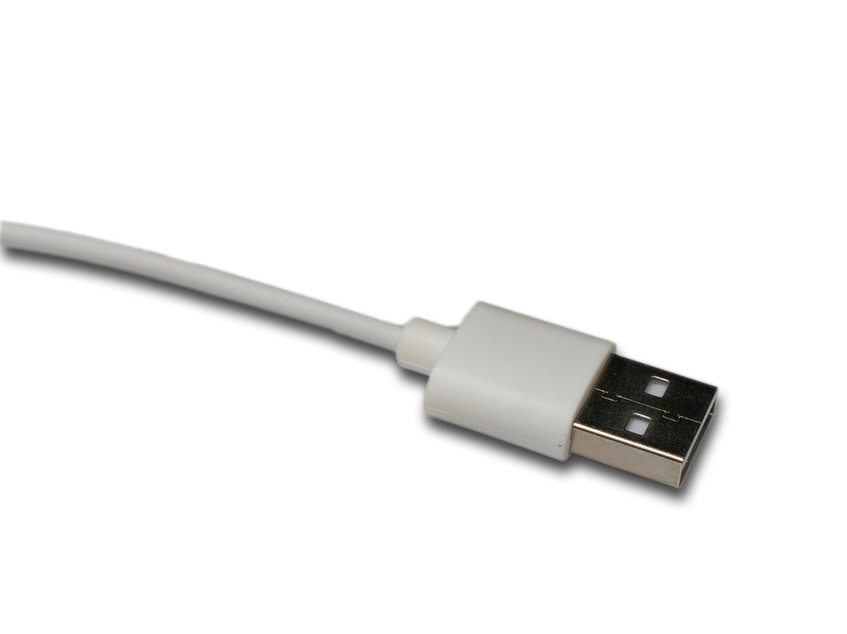 USB 2.0 Kabel 100 cm Ladestation für XiaoMi Watch S3 Smartwatch in Weiß | System-S
