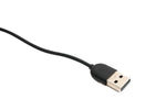 USB 2.0 Kabel 100 cm Ladestation für Honor Band 9 Smartwatch in Schwarz | System-S