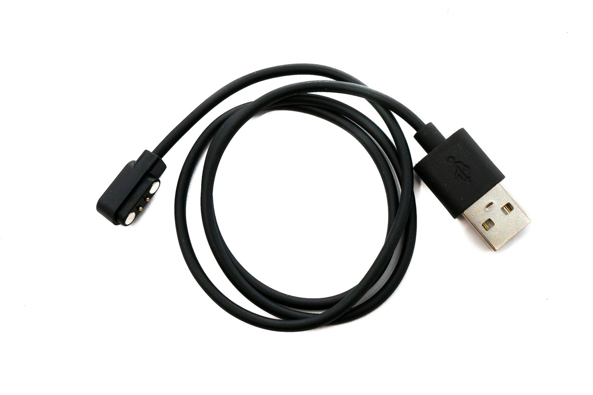 USB 2.0 Kabel 50 cm Ladekabel für Haylou Watch S8 Smartwatch in Schwarz | System-S