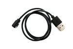 USB 2.0 Kabel 50 cm Ladekabel für Haylou Watch S8 Smartwatch in Schwarz | System-S