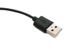 USB 2.0 Kabel 50 cm Ladekabel für Haylou Watch S8 Smartwatch in Schwarz | System-S