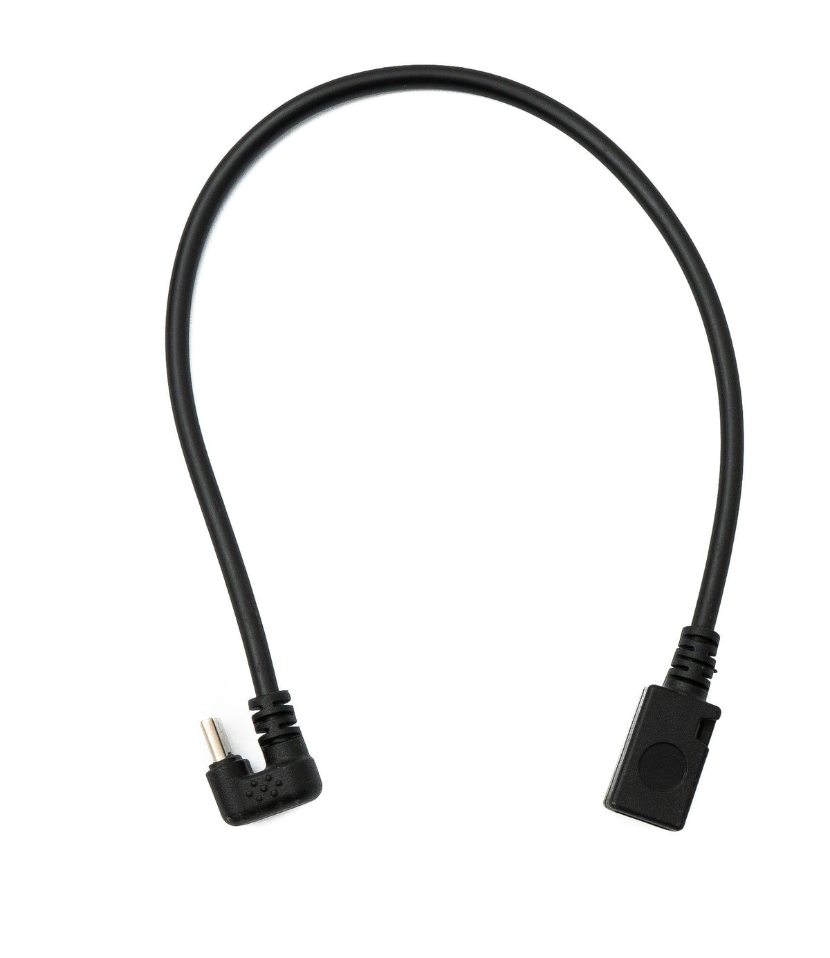 USB 3.1 Kabel 30 cm Typ C Stecker zu 2.0 Micro B Buchse 180° U Turn Winkel Adapter | System-S