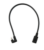USB 3.1 Kabel 30 cm Typ C Stecker zu 2.0 Micro B Buchse 180° U Turn Winkel Adapter | System-S