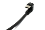USB 3.1 Kabel 30 cm Typ C Stecker zu 2.0 Micro B Buchse 180° U Turn Winkel Adapter | System-S