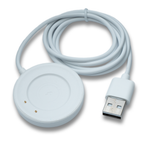 USB 2.0 Kabel 100 cm Ladestation für VIVO Watch 3 Smartwatch in Weiß | System-S