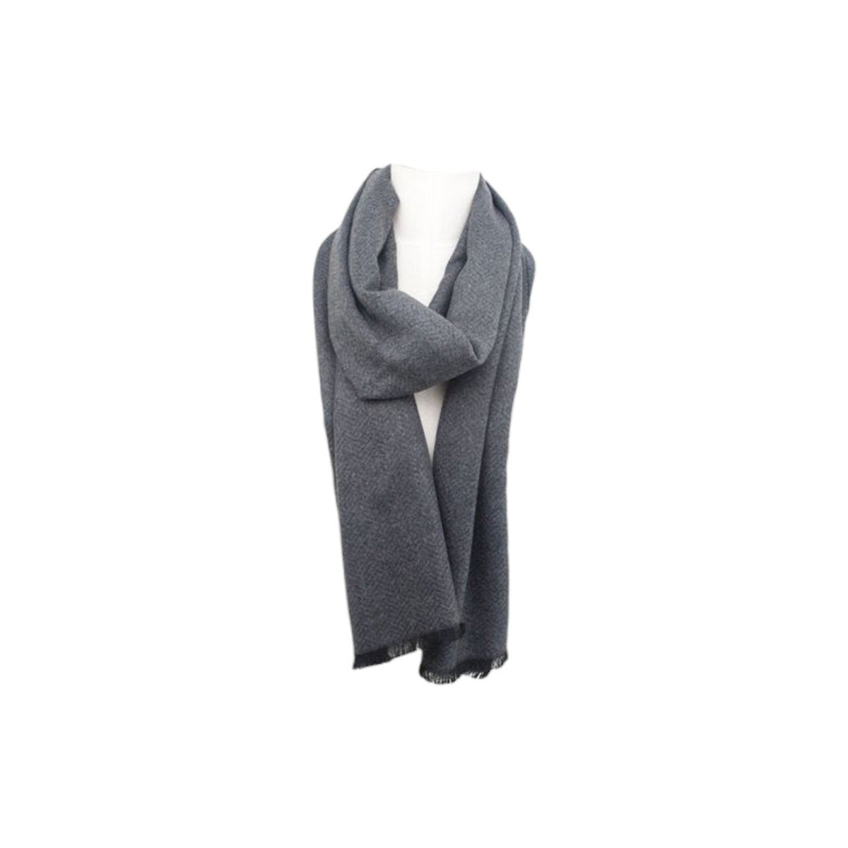 Winter Herren Schal "Herringbone" » Soft Cashmera Herrenschal | Winterschal 180x30 cm