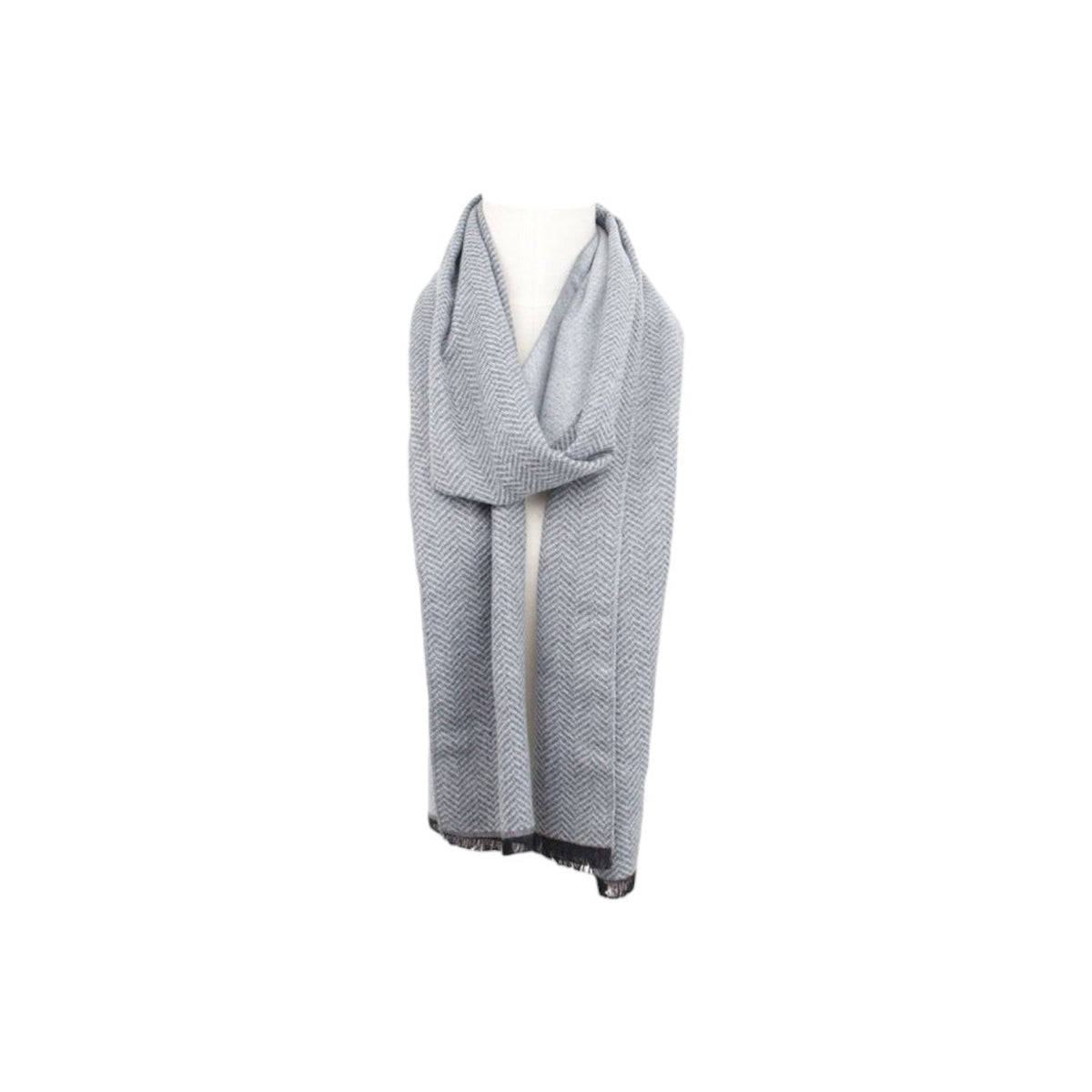 Winter Herren Schal "Herringbone" » Soft Cashmera Herrenschal | Winterschal 180x30 cm