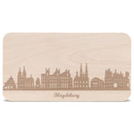 Frühstücksbrettchen Skyline Magdeburg