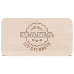 Schneidebrett Frühstücksbrettchen "Mama ist die Beste"