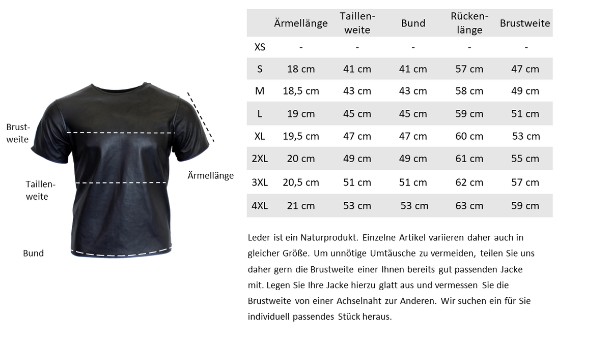 Leder Shirt