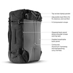 Matador GlobeRider45 Travel Backpack (black) - Handgepäckkonformer Rucksack für Weltreisen (45 liter) von Matador