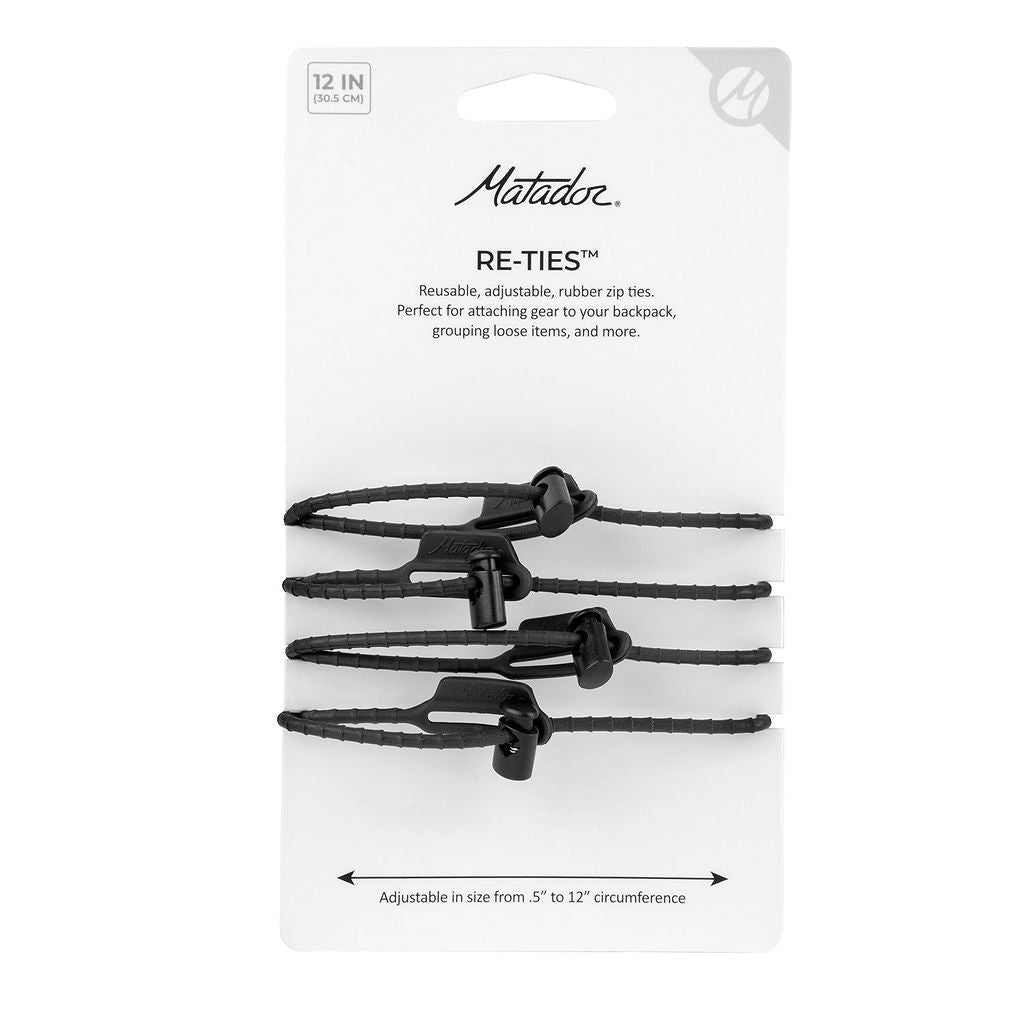 Matador Re-Ties Reusable Zip Ties (4-Pack)