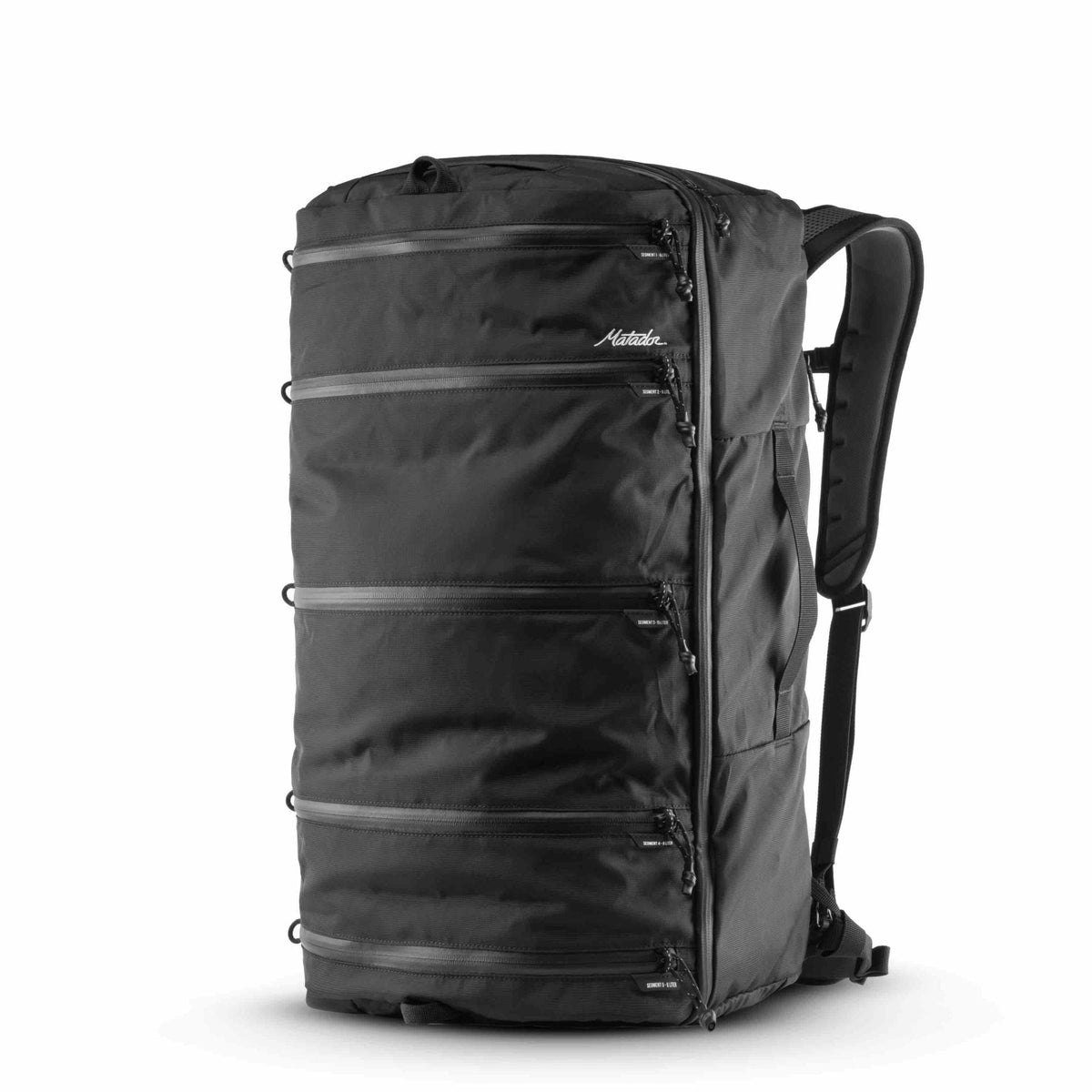 Matador SEG45 Travel Pack- robuster Rucksck mit segmentierten Taschen wie Würfel