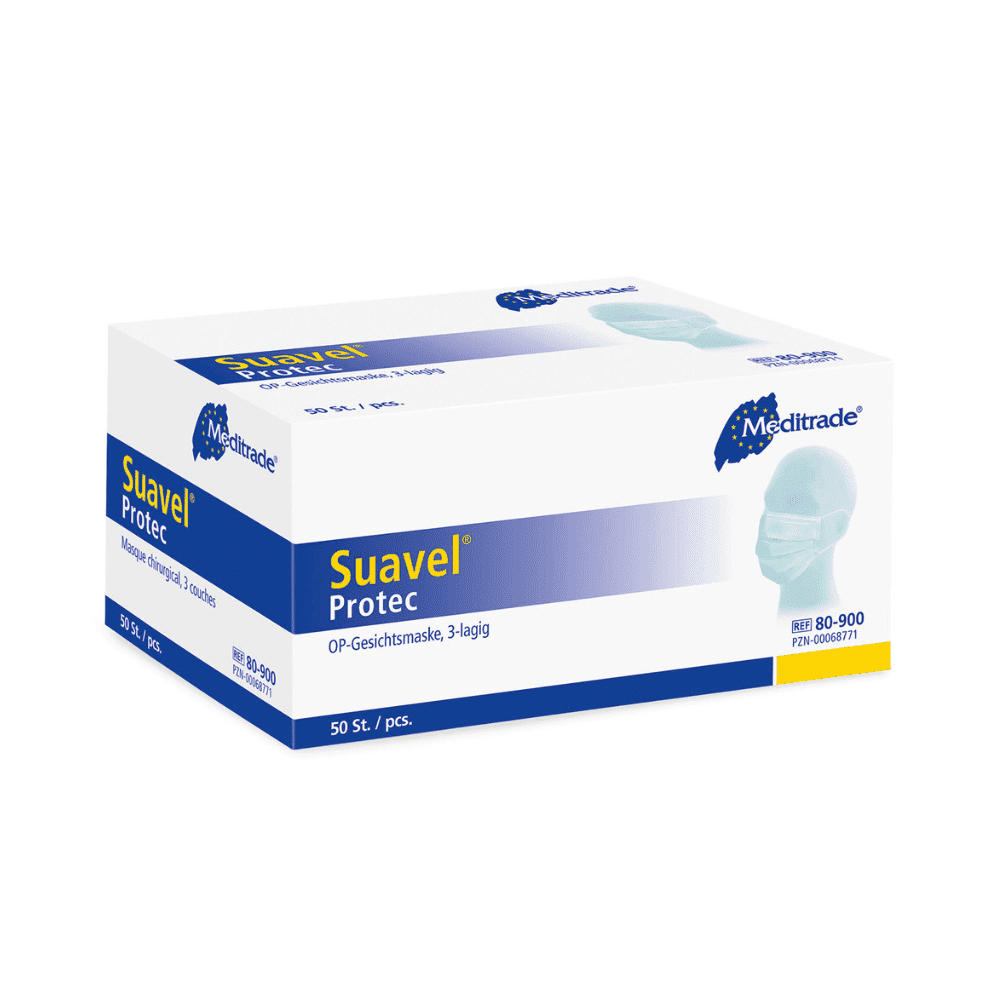 Meditrade Suavel® Protec OP-Maske 50 Stück Namma Markt
