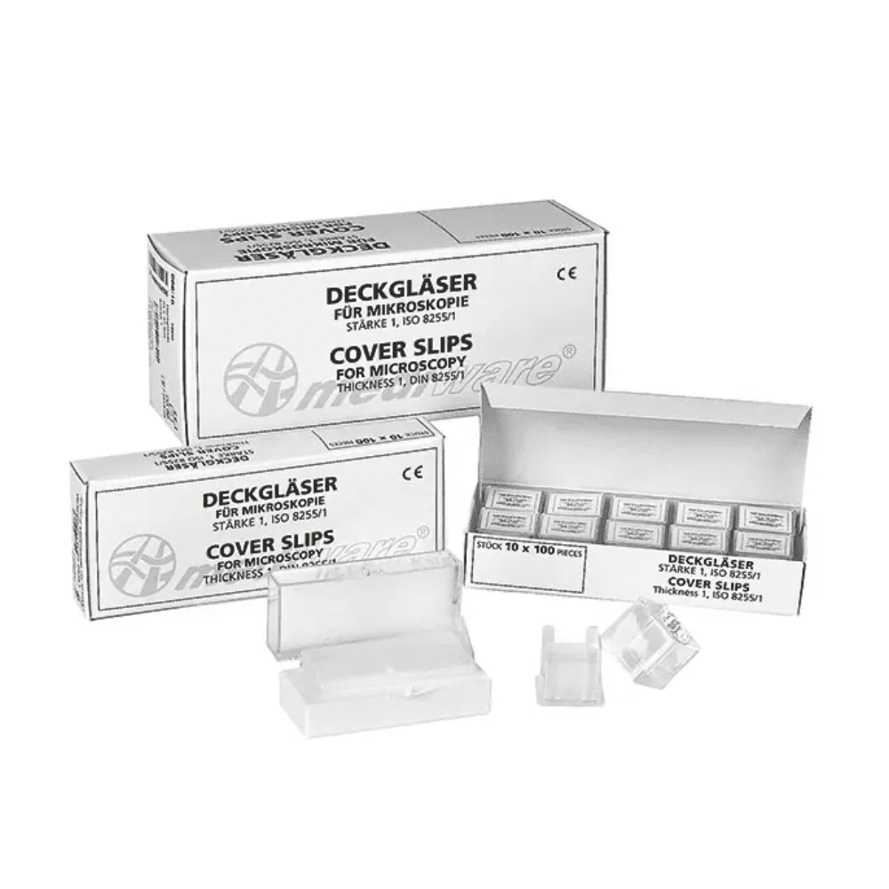 Mediware Deckgläser 18 x 18 mm - 1000 Stück