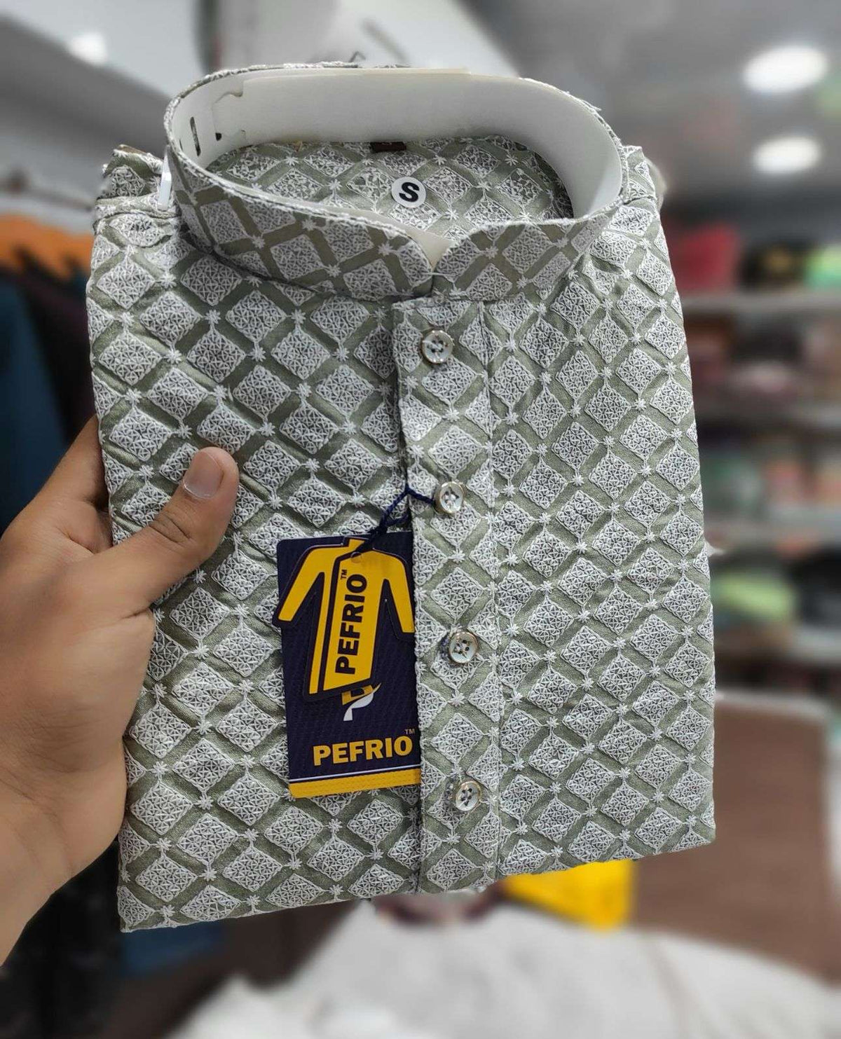 MEN FESTIVE LUCKNOWI EMBROIDERY KURTA PYJAMA