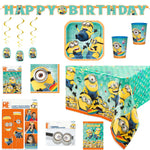 "Minions" Party Deko Set für Kindergeburtstag – Tischdeko oder Partyzubehör