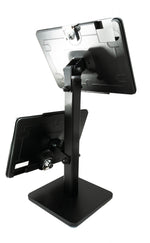 Tischständer Dual 360° drehbar 180° neigbar Halterung abschließbar für iPad 10 Pro 4 3 2 1 Air 5 4 | System-S