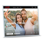 Film Cover auf Acrylglas - Personalisiertes Geschenk mit Foto im Netflix Design