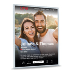 Film Cover auf Acrylglas - Personalisiertes Geschenk mit Foto im Netflix Design