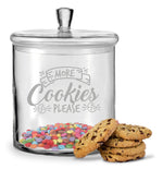 Leonardo Keksglas mit Gravur "More Cookies Please"