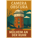 Retro Poster Camera Obscura Mülheim – 70er Style