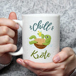 Bedruckte Tasse mit Spruch - Chillkröte