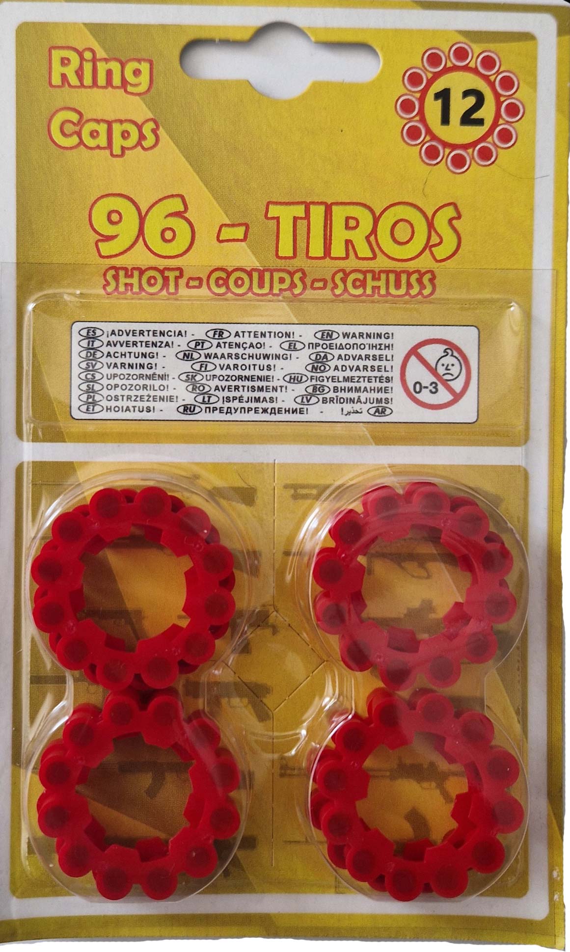 Gonher 96/12 Munitionsring Platzpatronen 12er | 96-Schuss