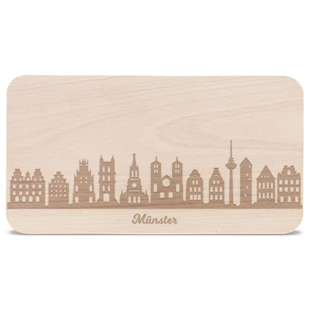 Frühstücksbrettchen Skyline Münster